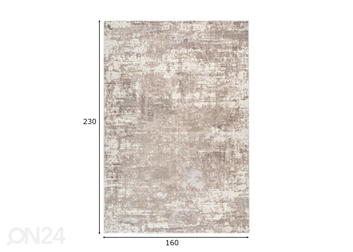 Ковер Pierre Cardin Paris Taupe 160x230 см увеличить размеры