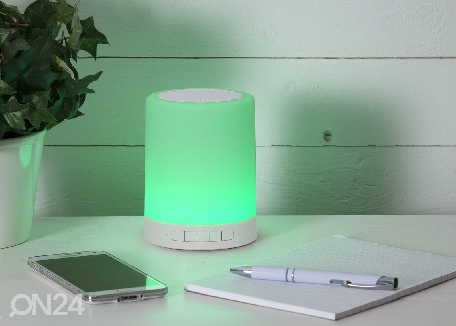 Колонка + LED лампа с сенсорным экраном увеличить