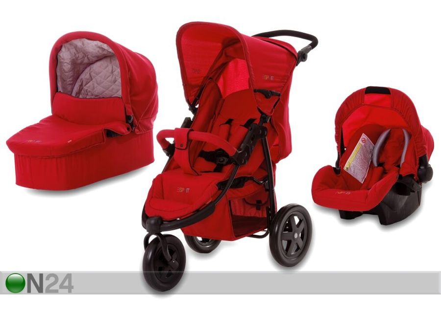Коляска Runner Trio Set - multicolor Red увеличить