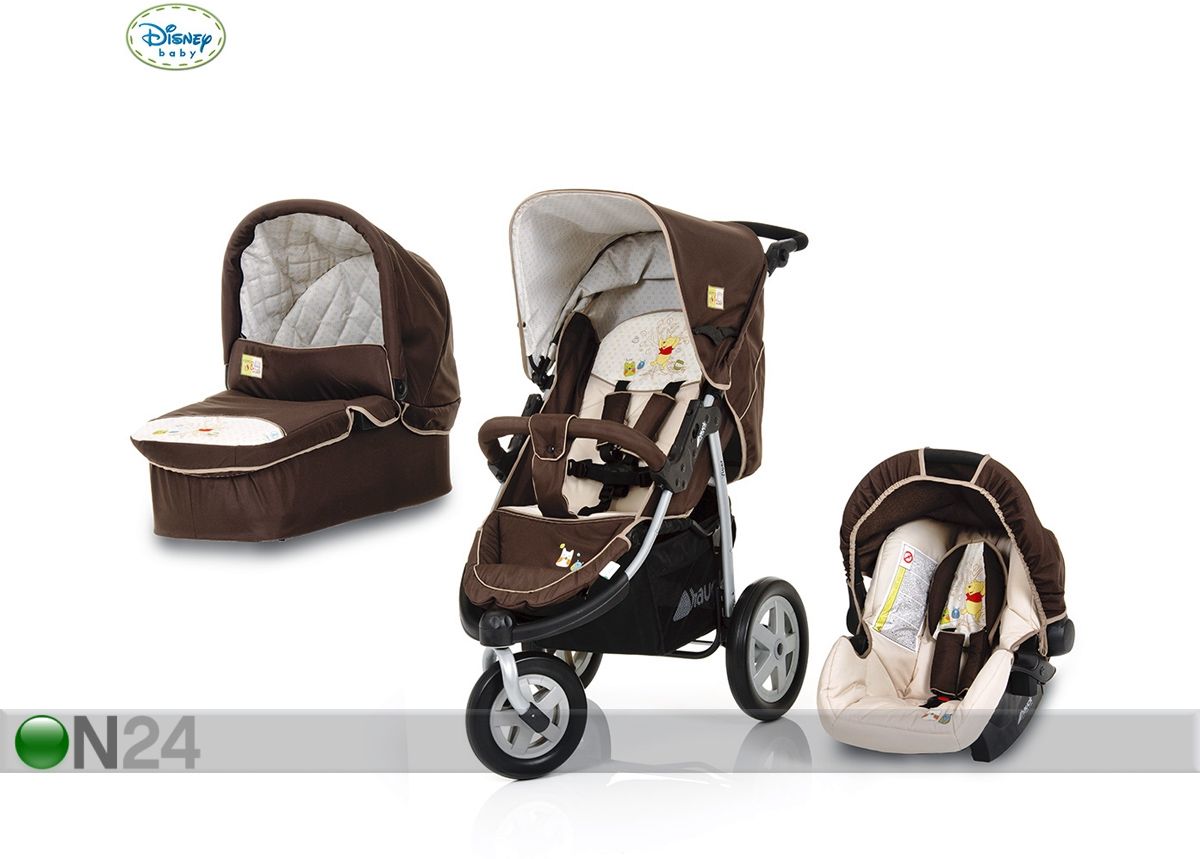 Коляска Viper Trio-Set Pooh Doodle Brown увеличить