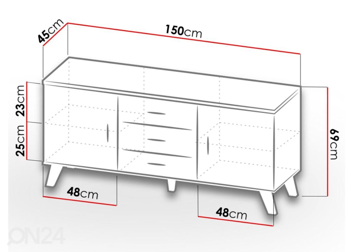Комод увеличить размеры