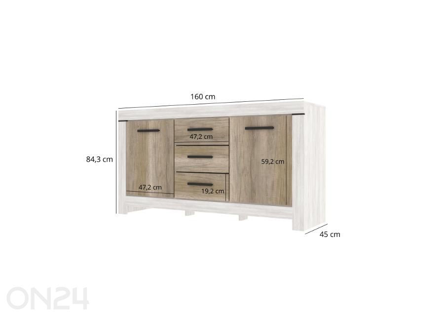 Комод Belen 160 см увеличить размеры
