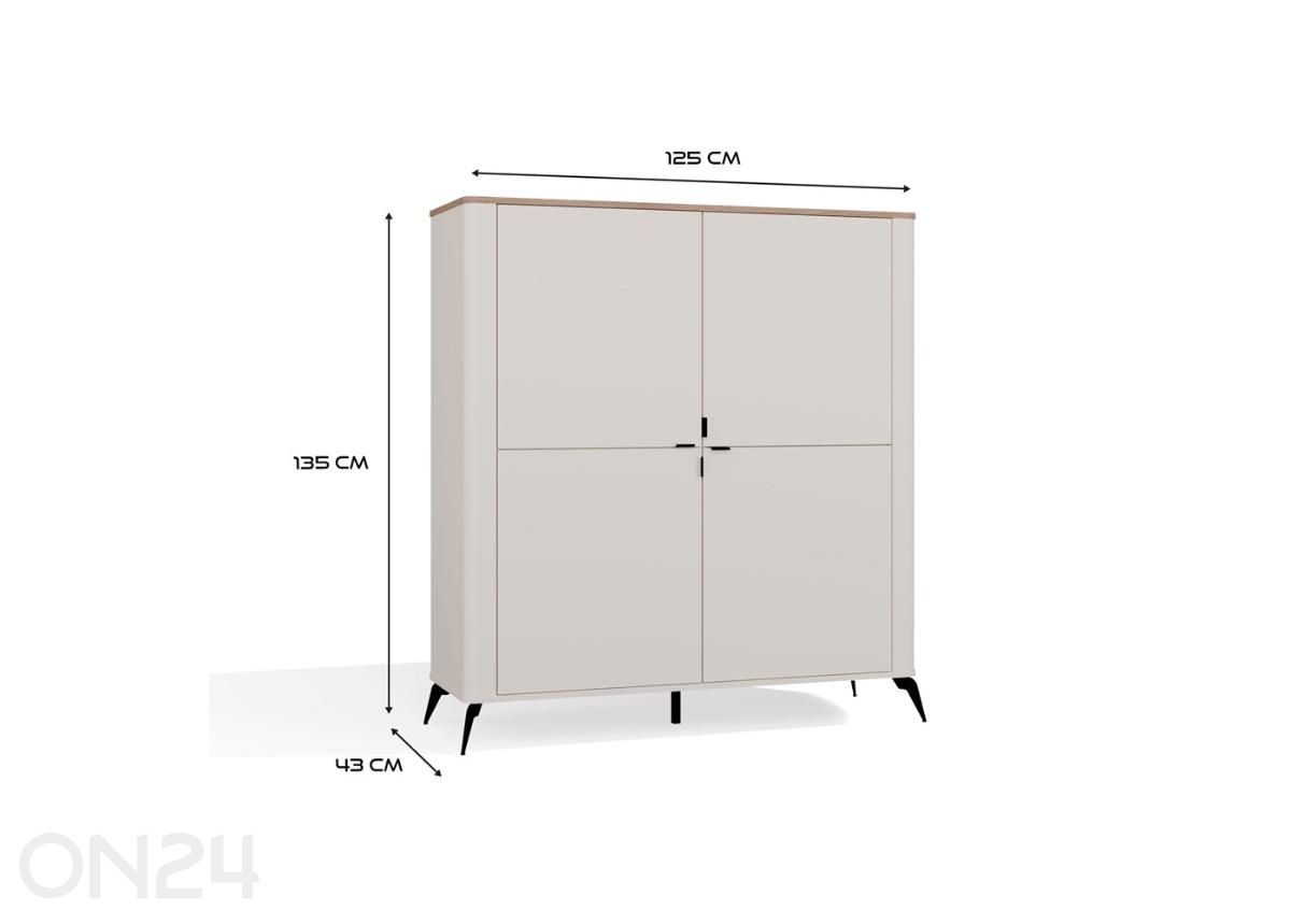 Комод Castello 125 см увеличить размеры