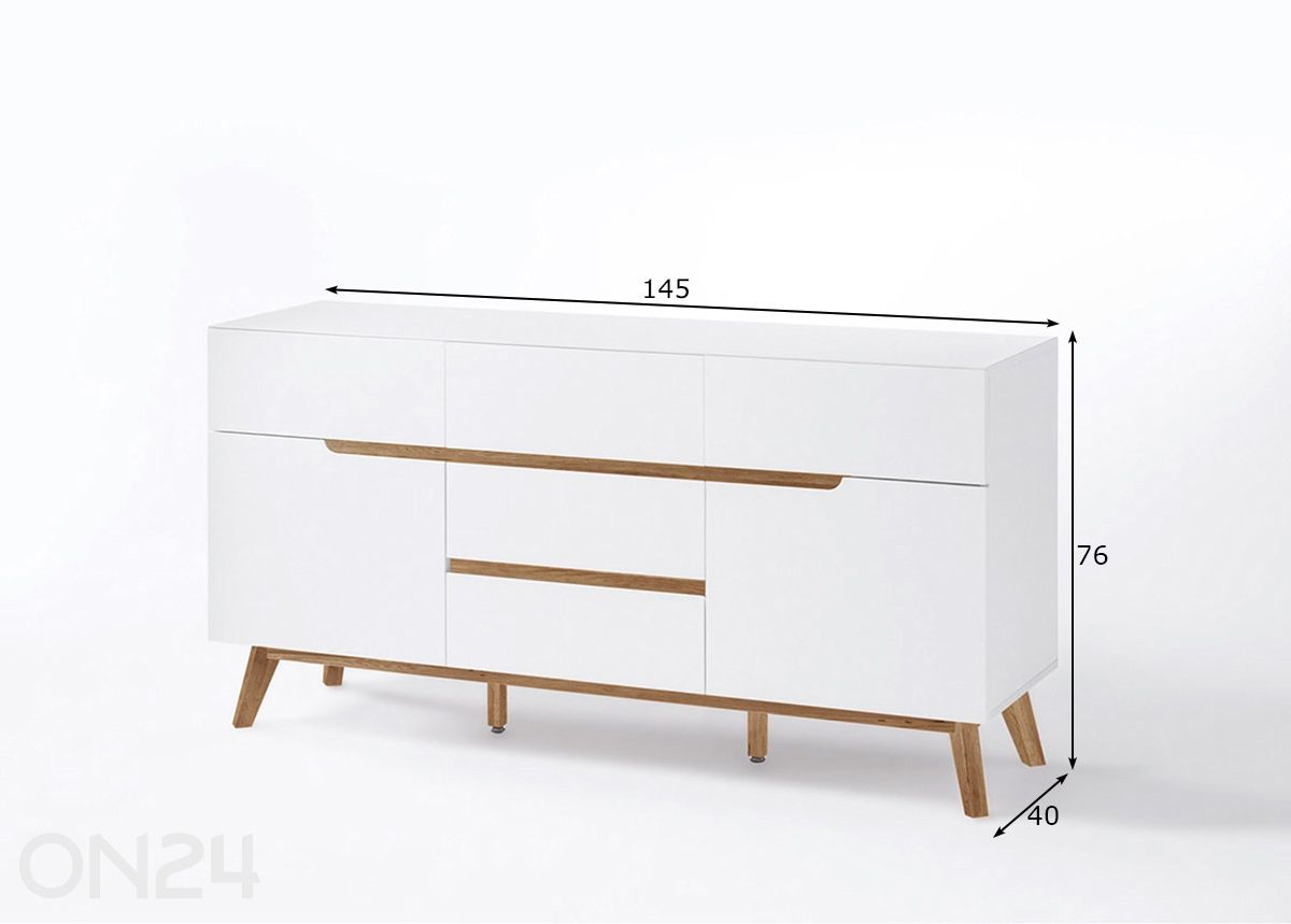 Комод Cervo 145 см увеличить размеры