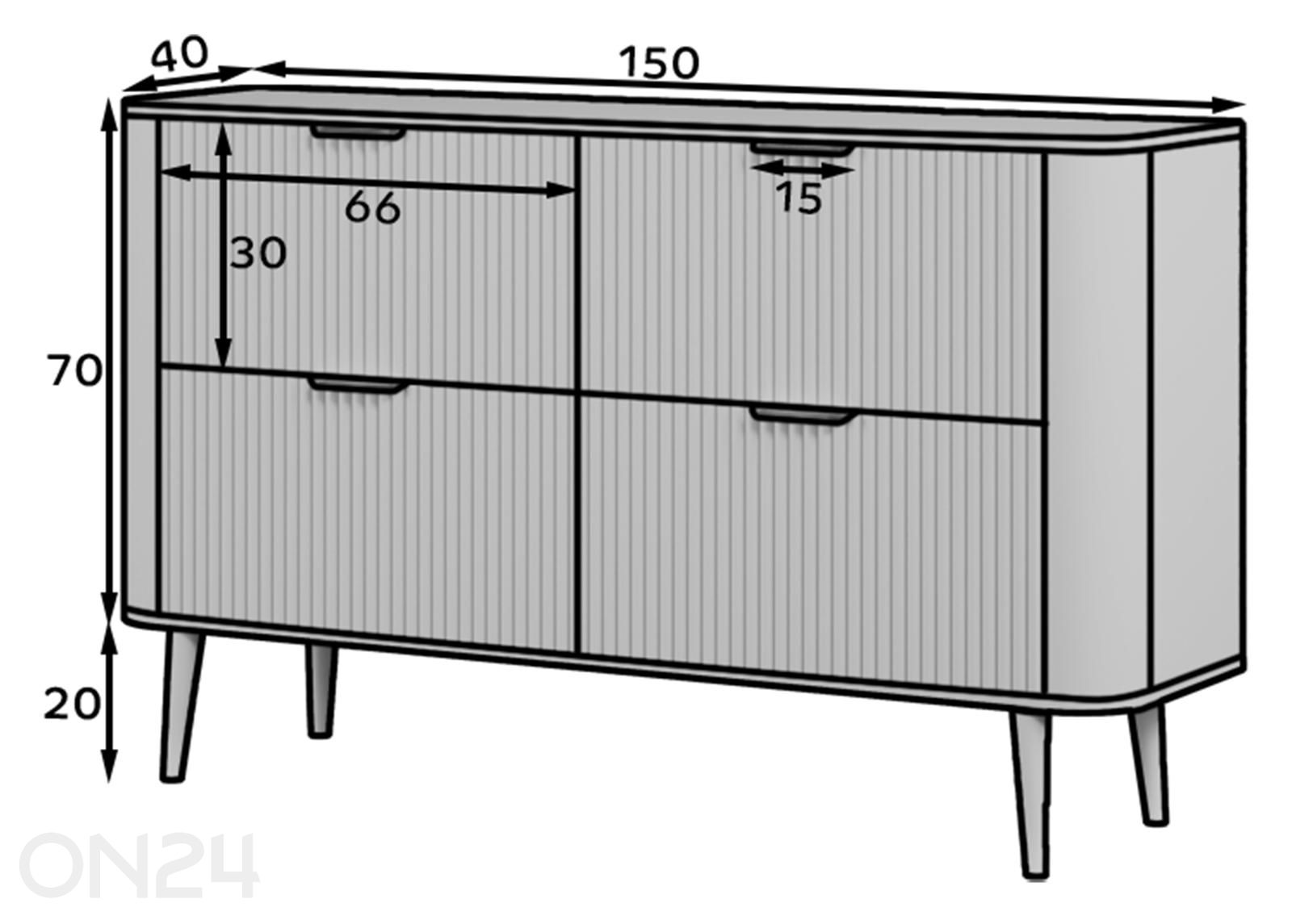 Комод Chavelle увеличить размеры
