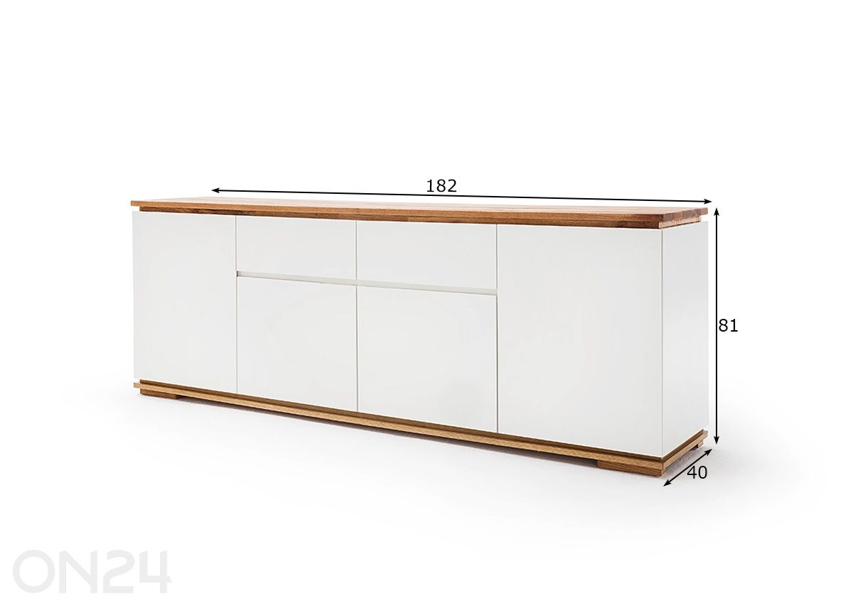 Комод Chiaro 182 см увеличить размеры