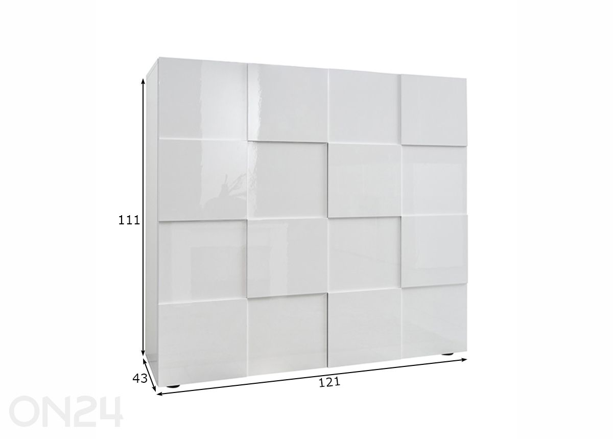 Комод Dama 121 см увеличить размеры