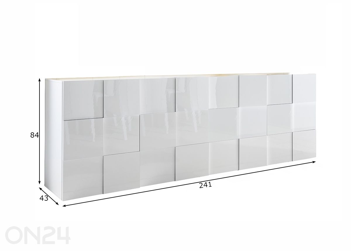 Комод Dama 241 см увеличить размеры