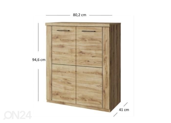 Комод Doorset 80,2 см увеличить размеры