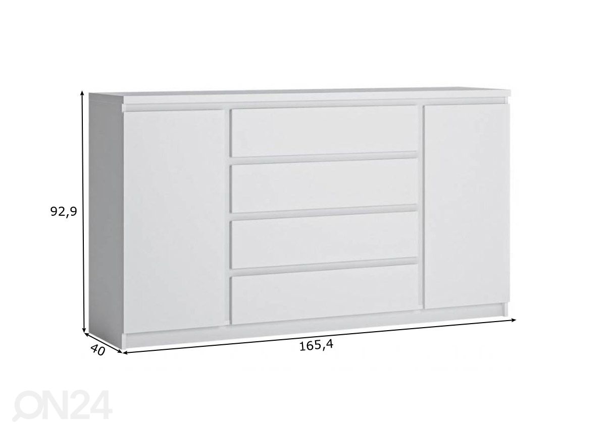 Комод Fribo 165,4 cm увеличить размеры