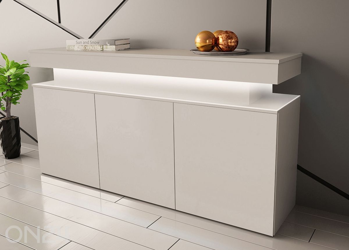Комод Glossa 160 cm + LED увеличить