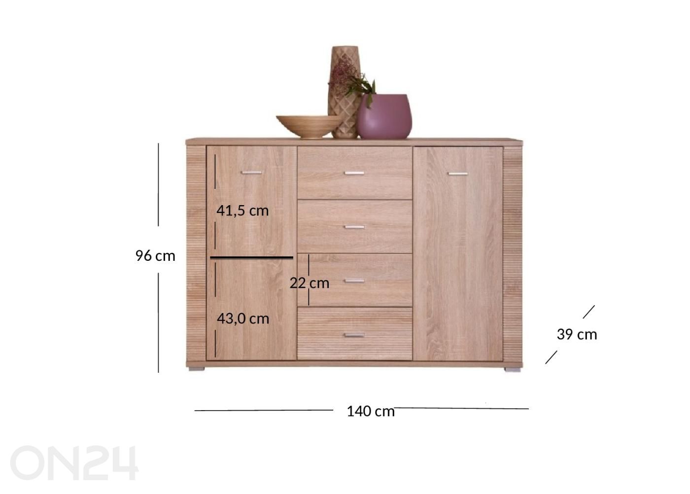 Комод Gress увеличить размеры