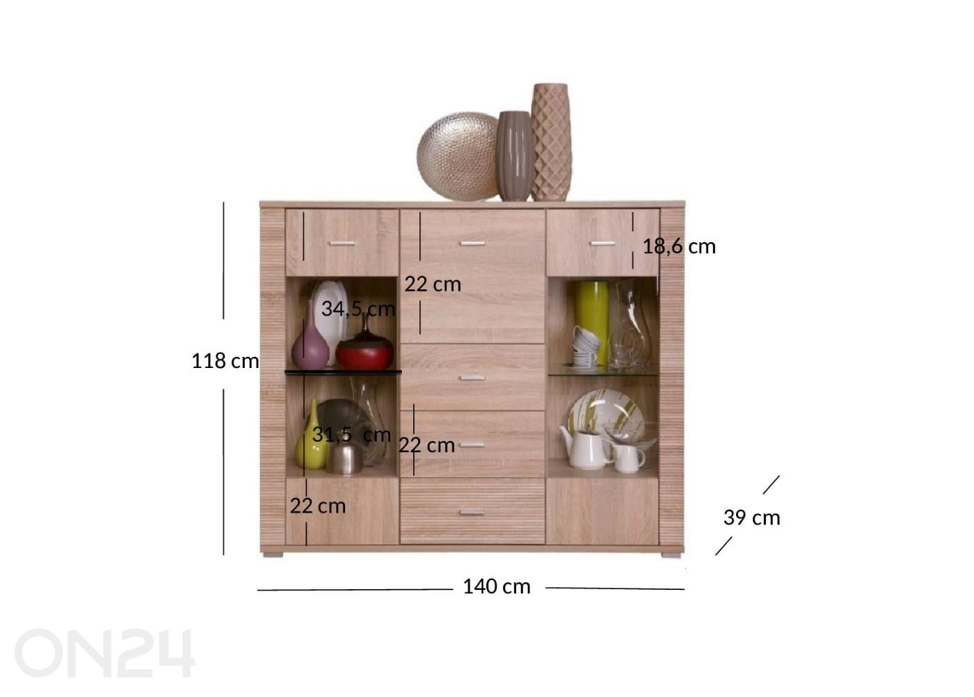 Комод Gress увеличить размеры