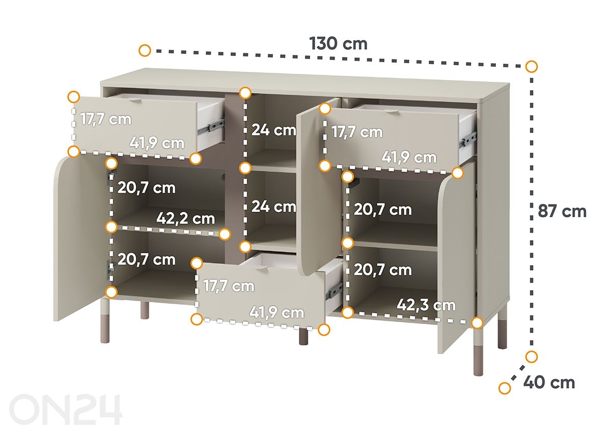 Комод Harmony увеличить размеры