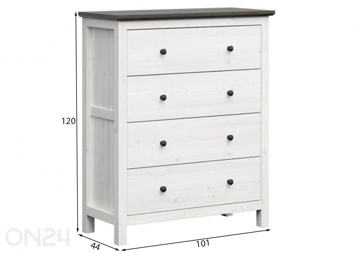 Комод Hesen увеличить размеры