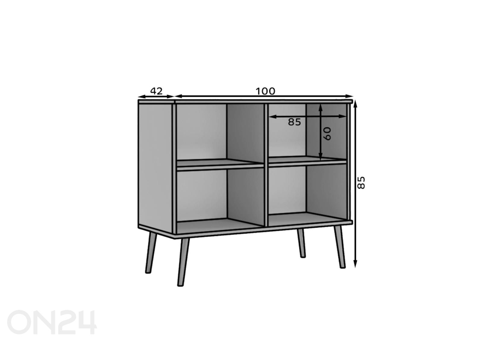 Комод Passo II увеличить размеры