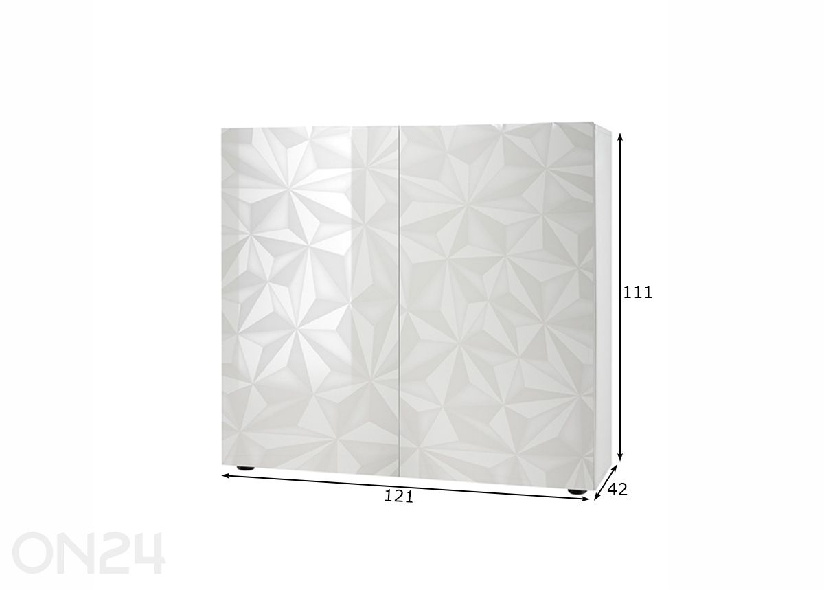 Комод Prisma 121 см увеличить размеры