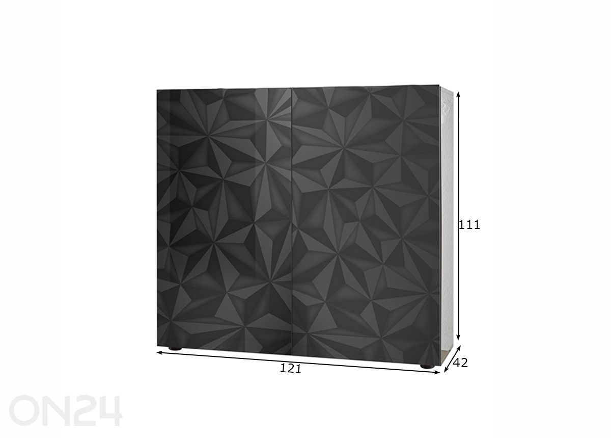 Комод Prisma 121 см увеличить размеры