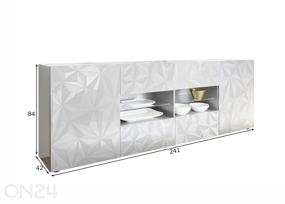 Комод Prisma 241 см увеличить размеры