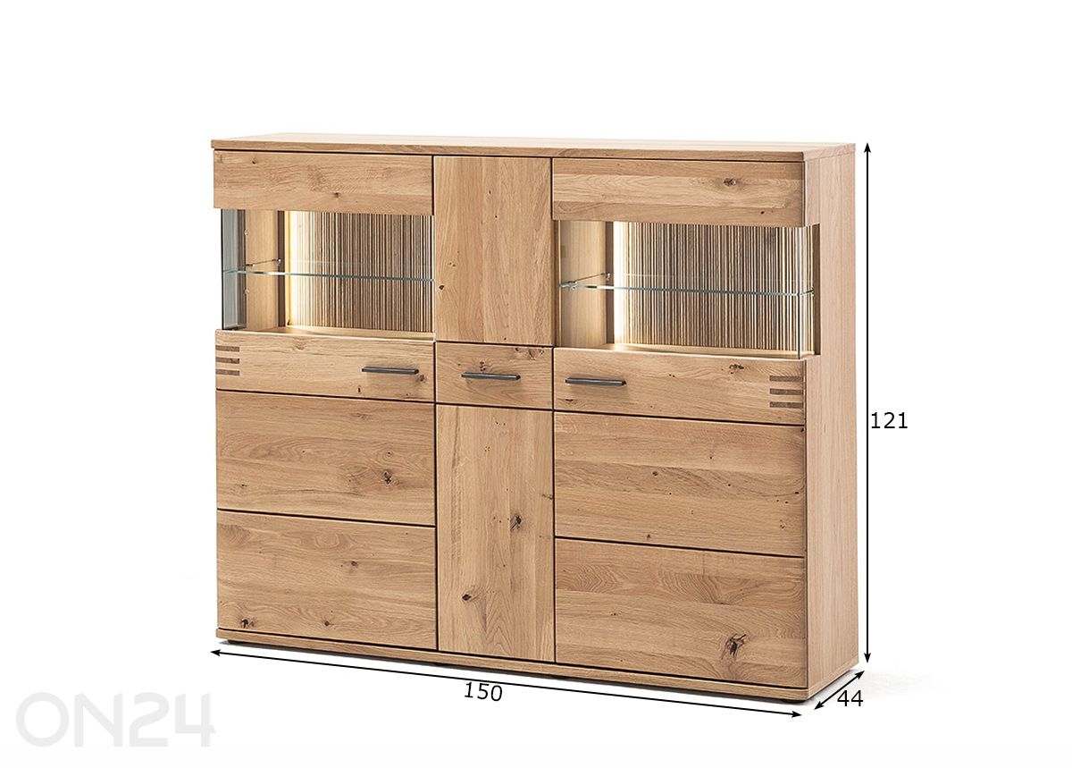 Комод Salvador 150 см увеличить размеры