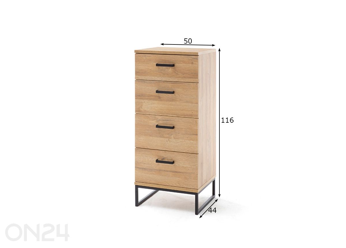 Комод Toledo 50 см увеличить размеры