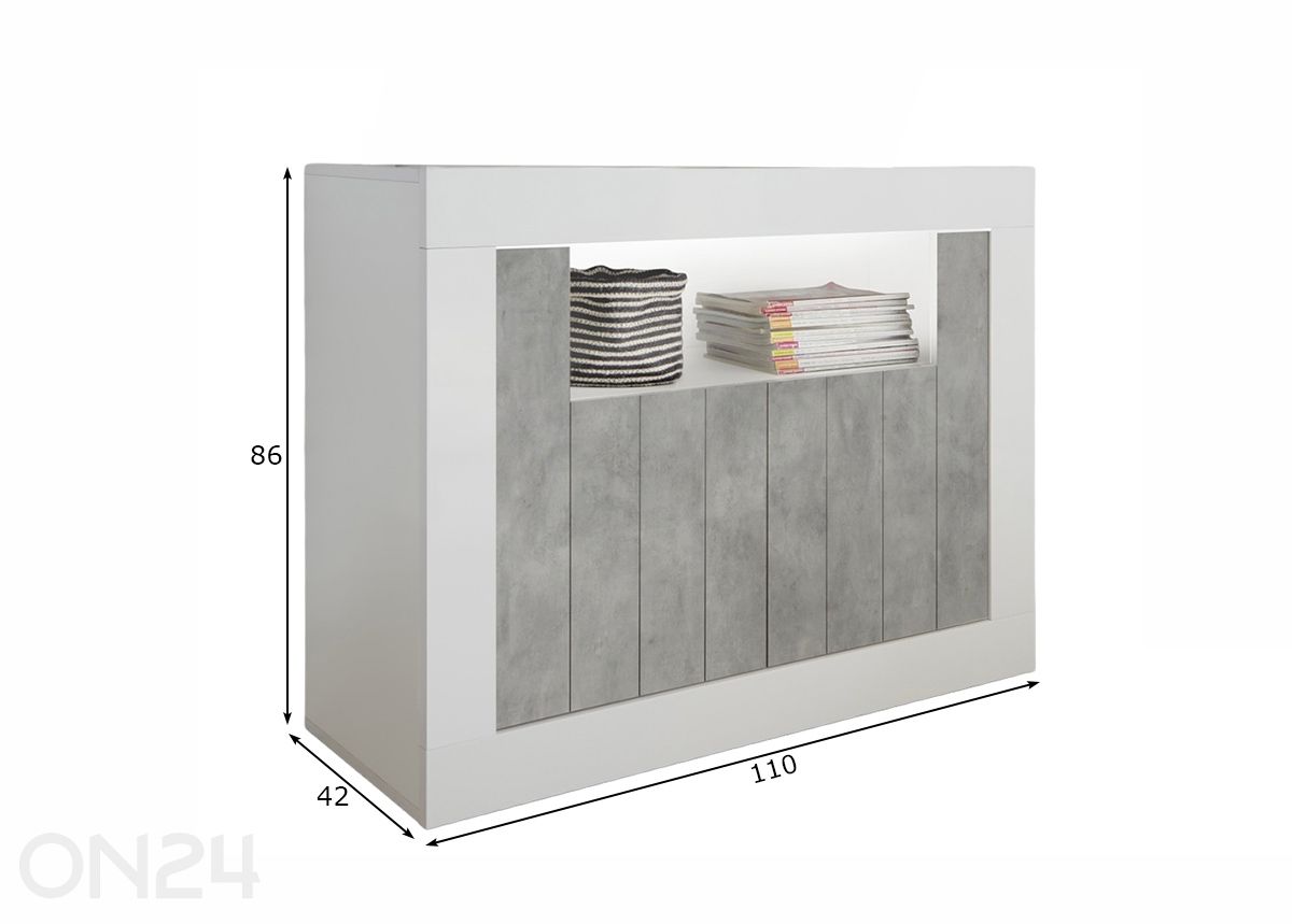 Комод Urbino 110 см увеличить размеры