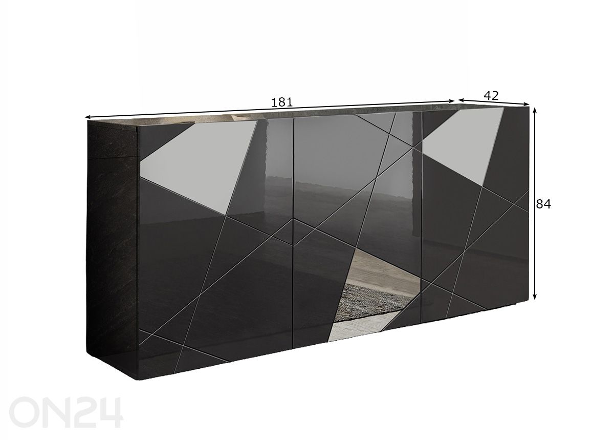 Комод Vittoria 181 см увеличить размеры