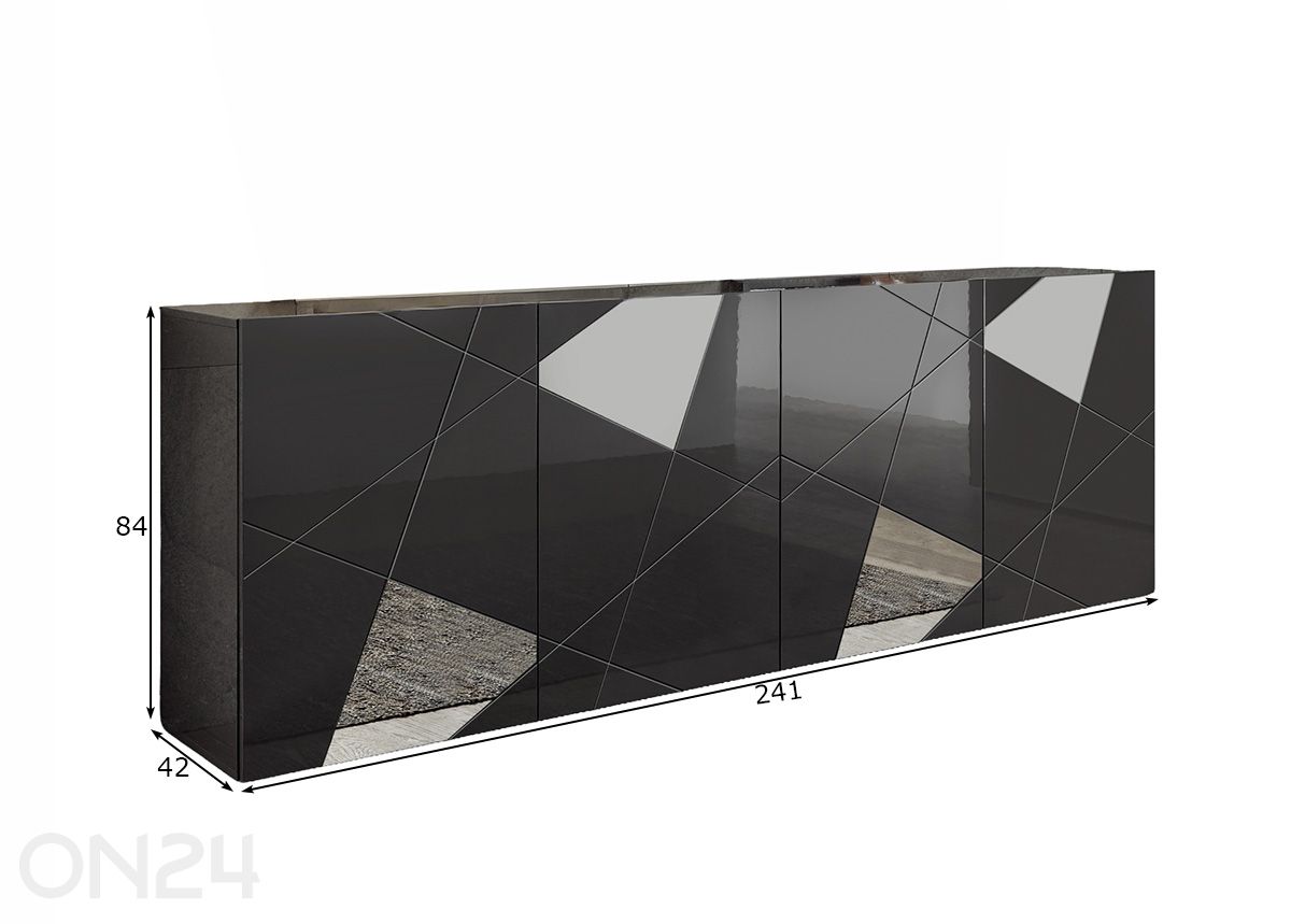 Комод Vittoria 241 см увеличить размеры