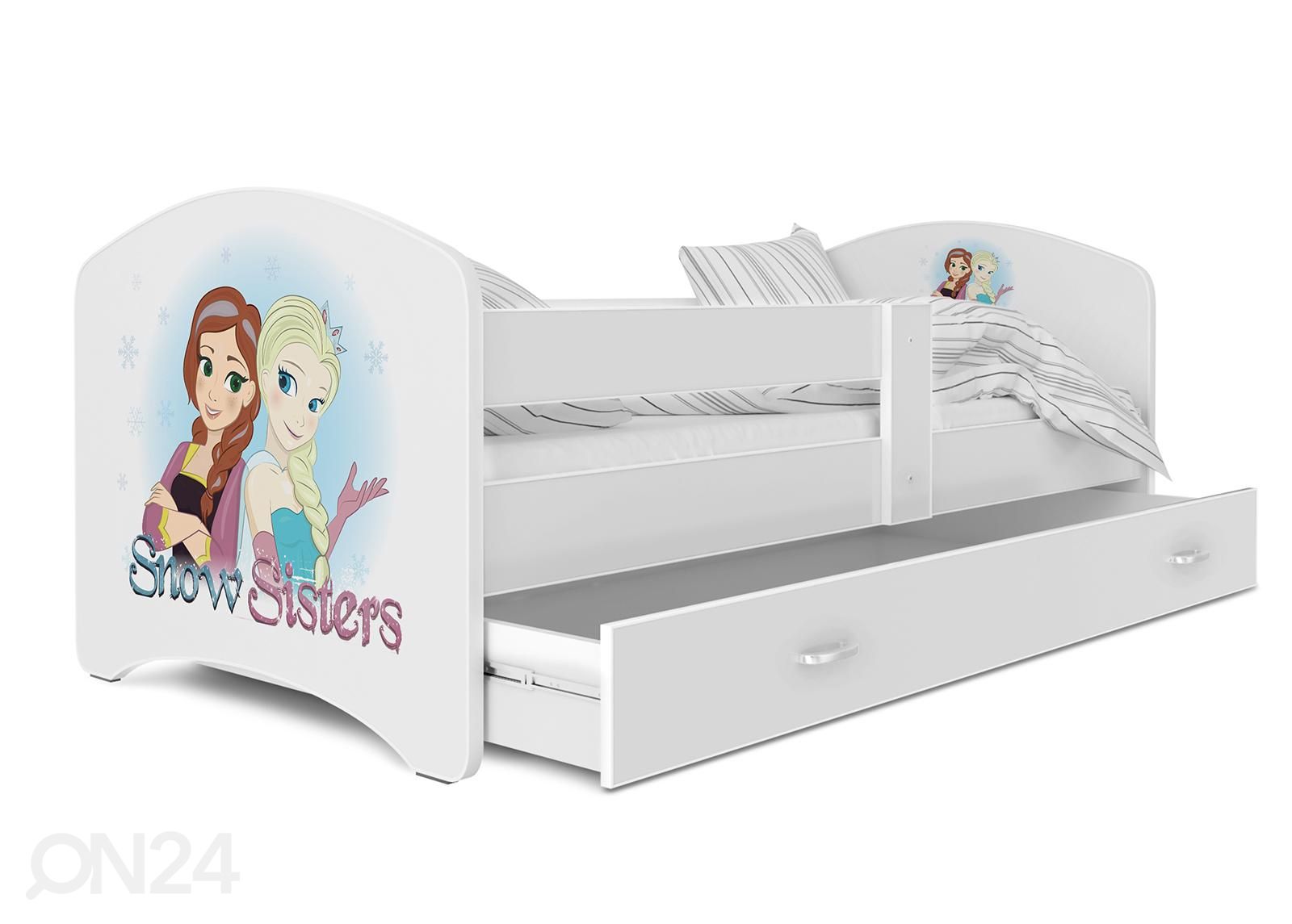 Комплект детской кровати 80x180 cm, белый/nr 44 увеличить