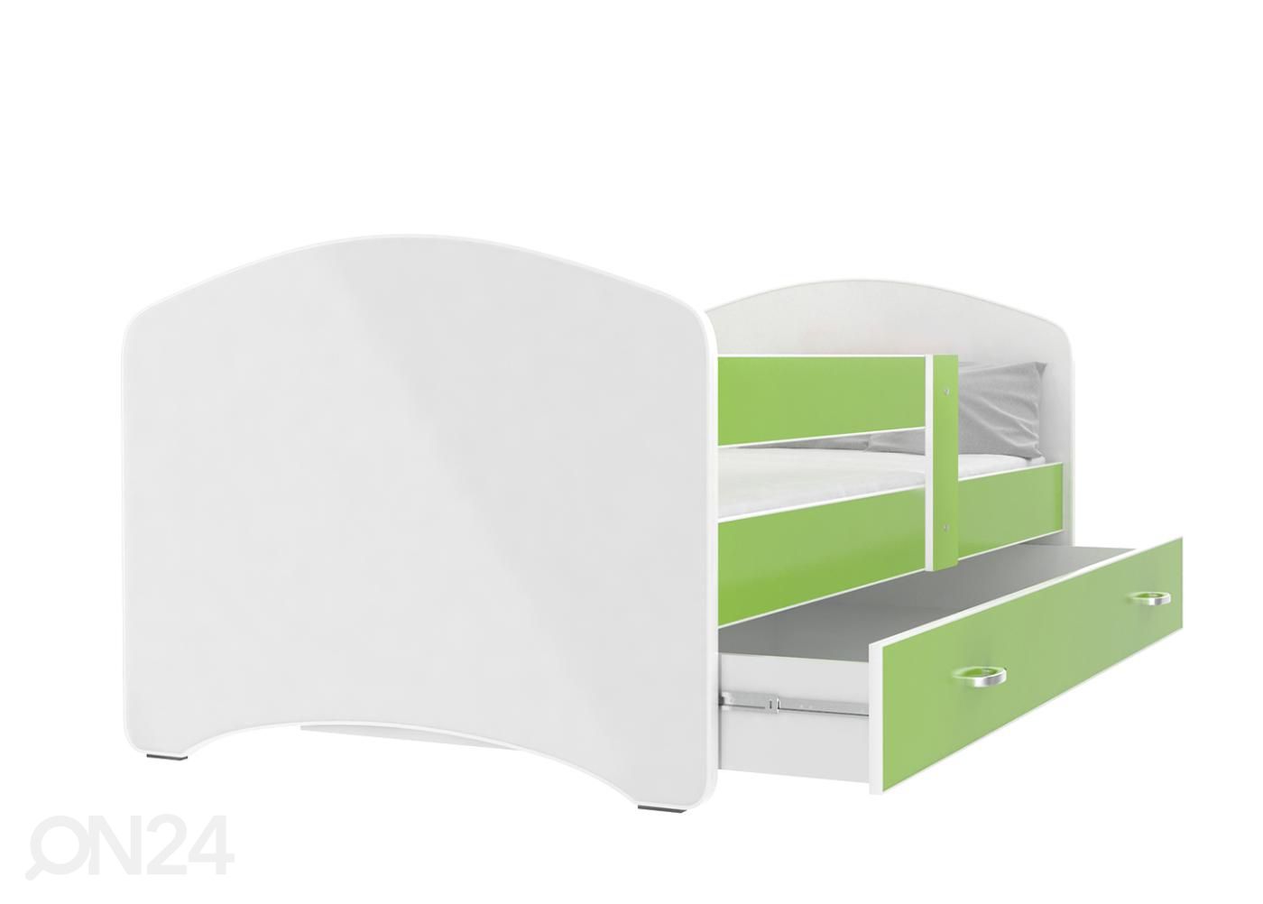 Комплект детской кровати 80x180 cm, зелёный увеличить