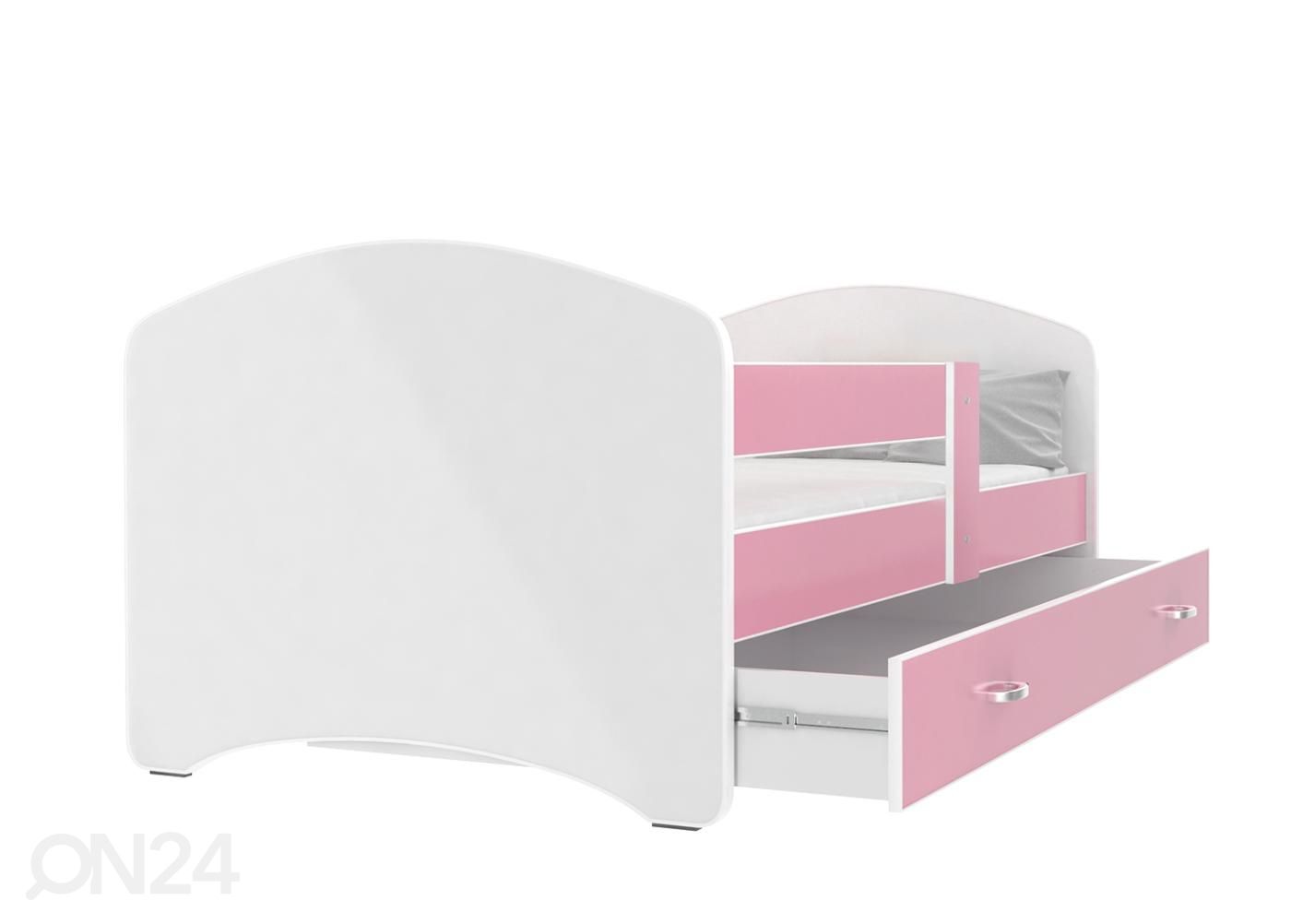Комплект детской кровати 80x180 cm, розовый увеличить