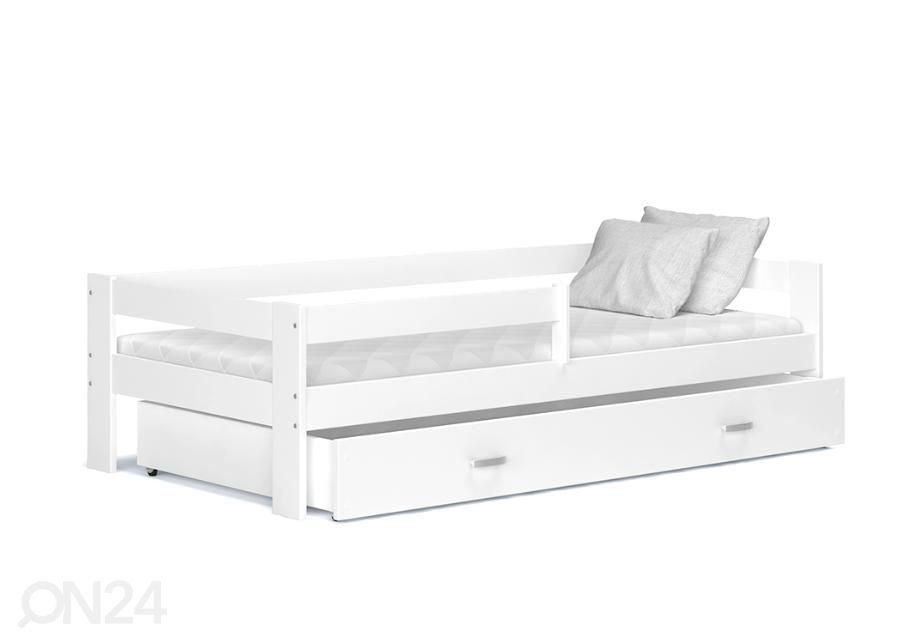 Комплект детской кровати 80x190 cm, белый увеличить