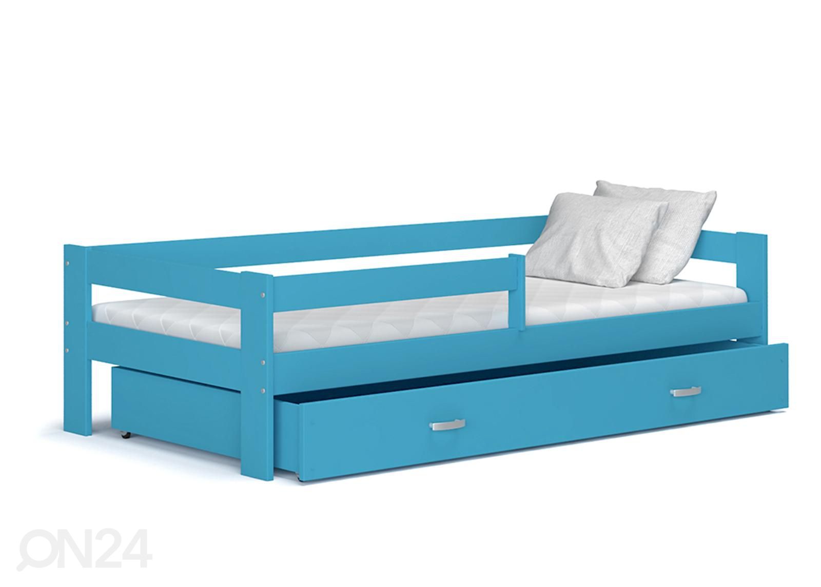 Комплект детской кровати 80x190 cm, синий увеличить