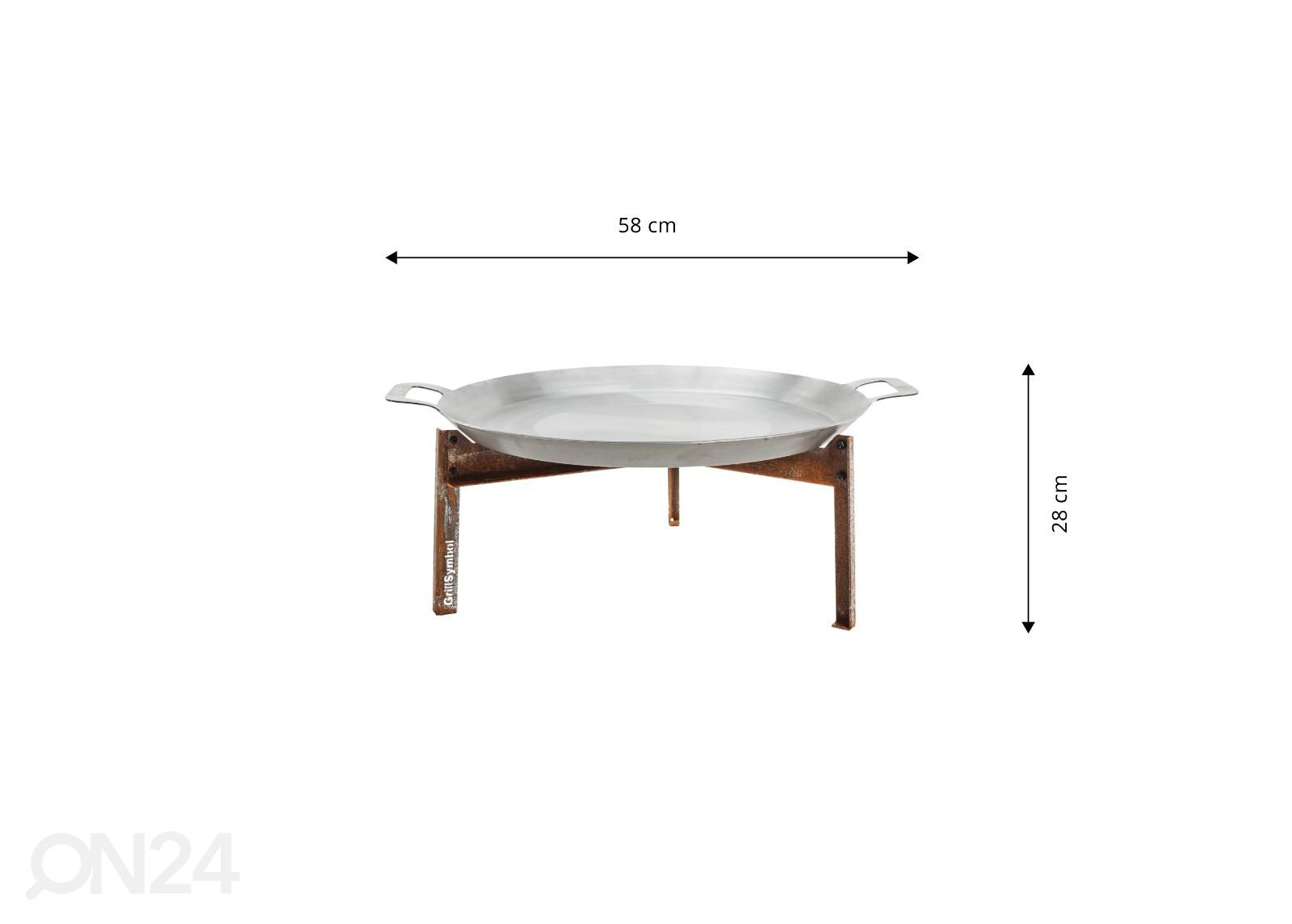 Комплект для жарки на костре Stark Ø 58 см увеличить размеры
