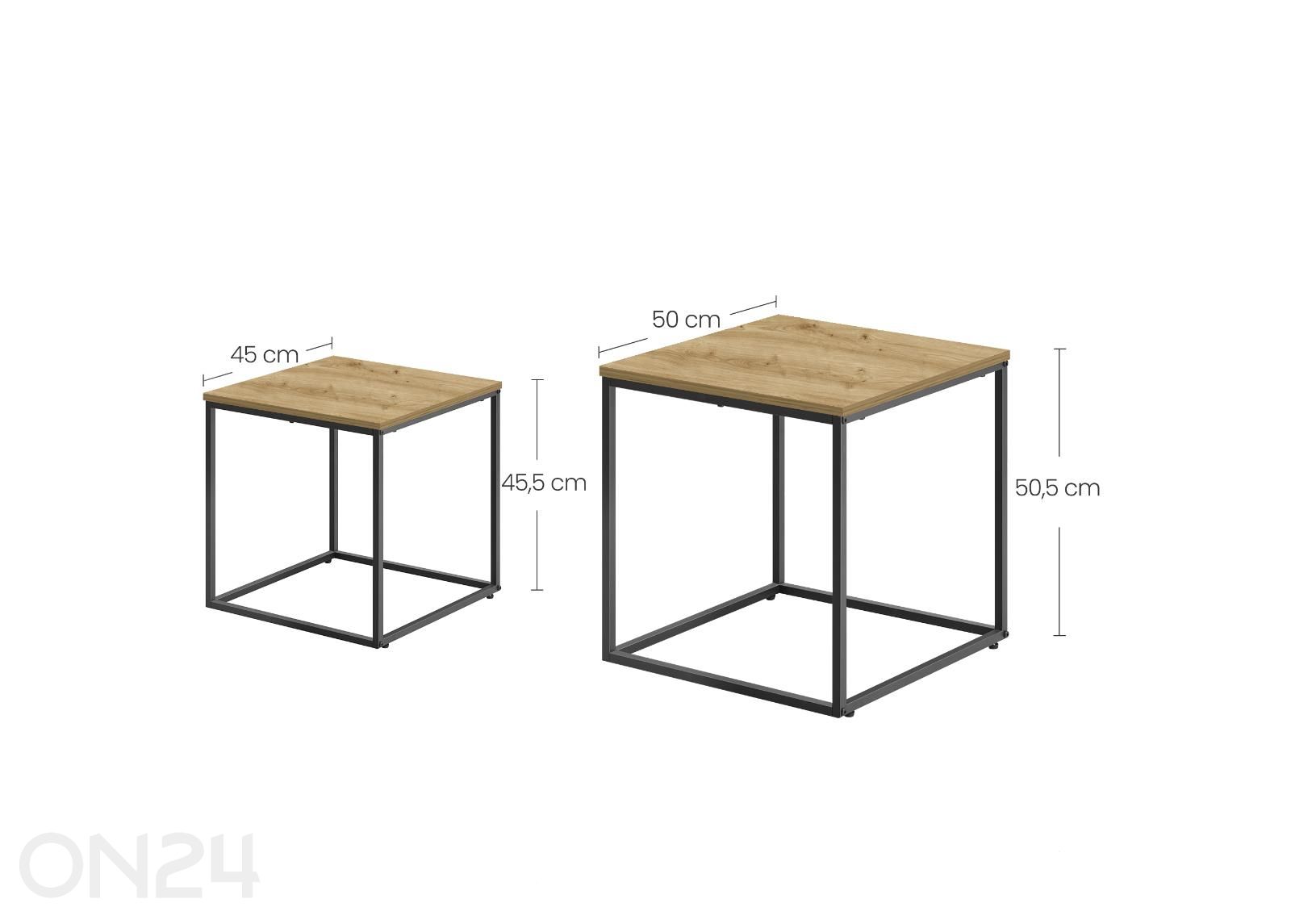 Комплект журнальных столиков, 2 шт увеличить размеры