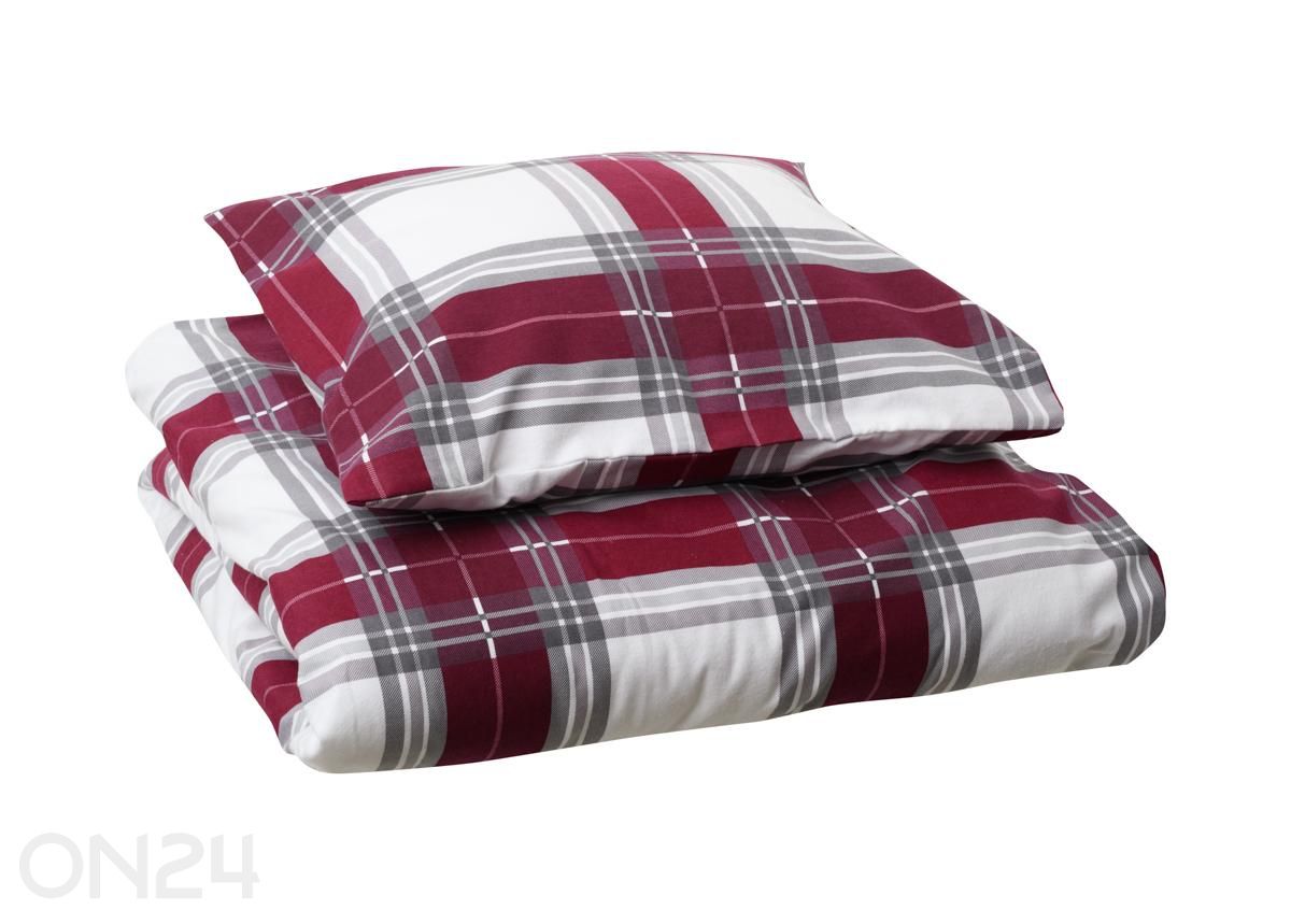 Комплект постельного белья Grey-Red 100247-T09, пододеяльник 150х210 см + наволочка 50х60 см увеличить