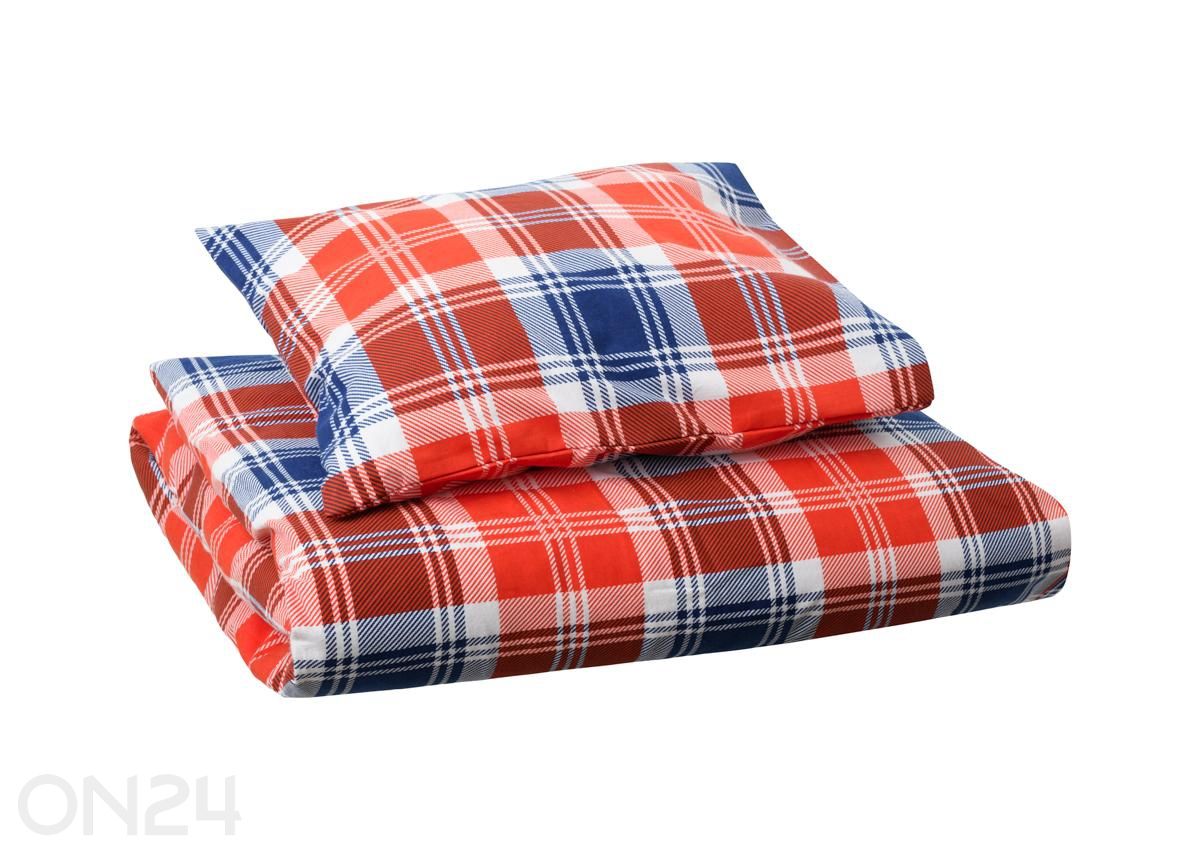 Комплект постельного белья Navy-Red 10250-T12, пододеяльник 150х210 см + наволочка 50х60 см увеличить