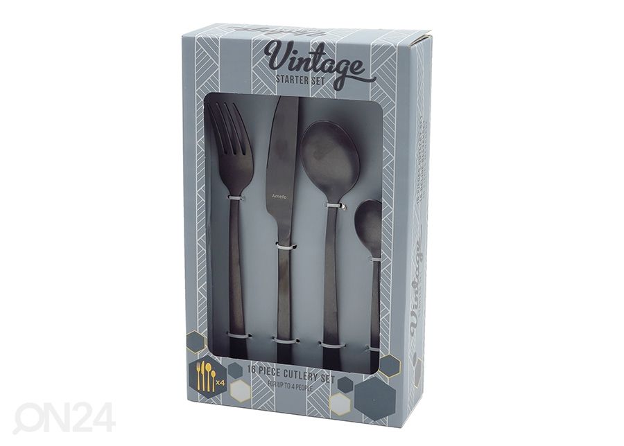 Комплект столовых приборов Vintage 16 шт увеличить
