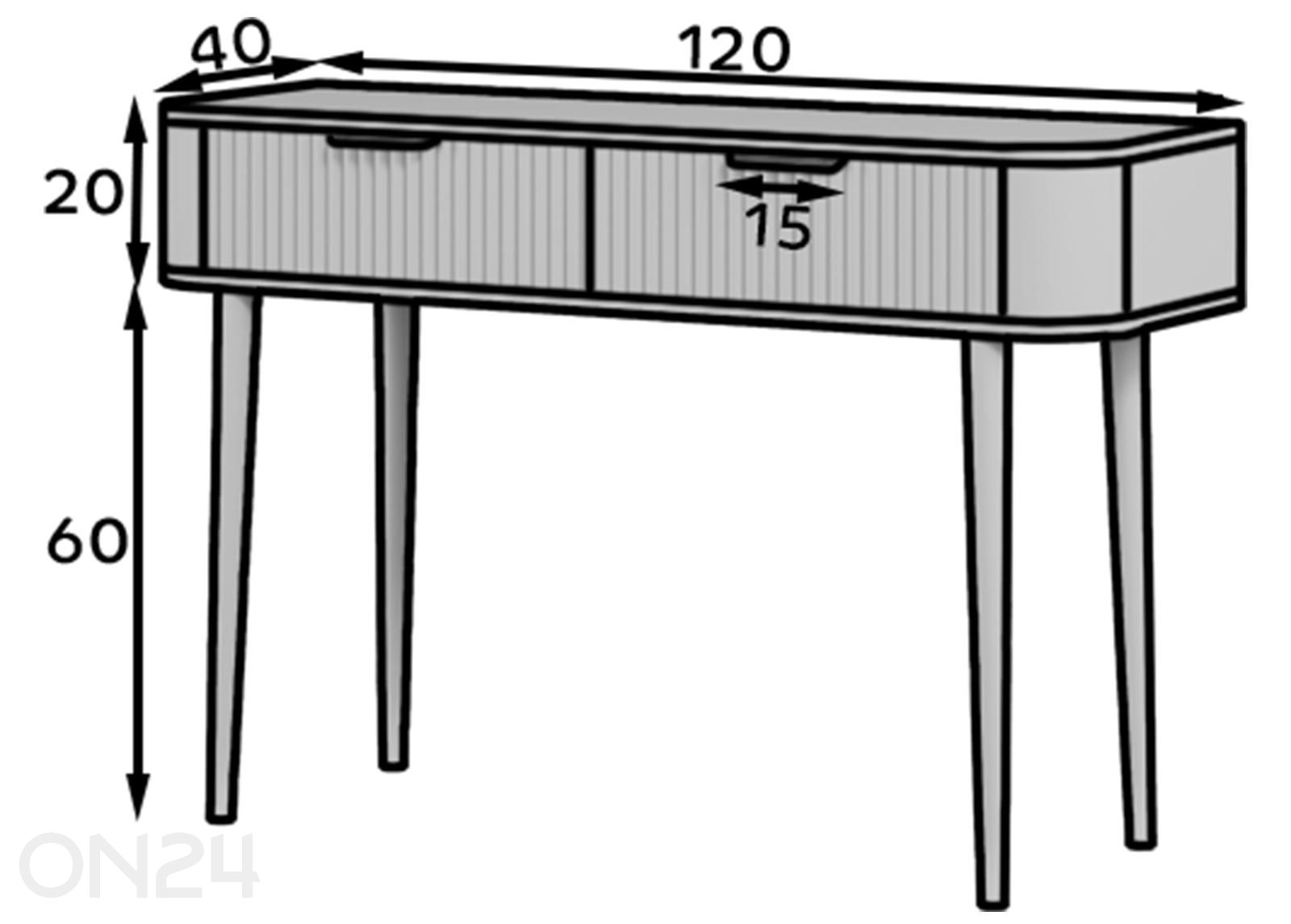 Консольный столик Chevelle увеличить размеры