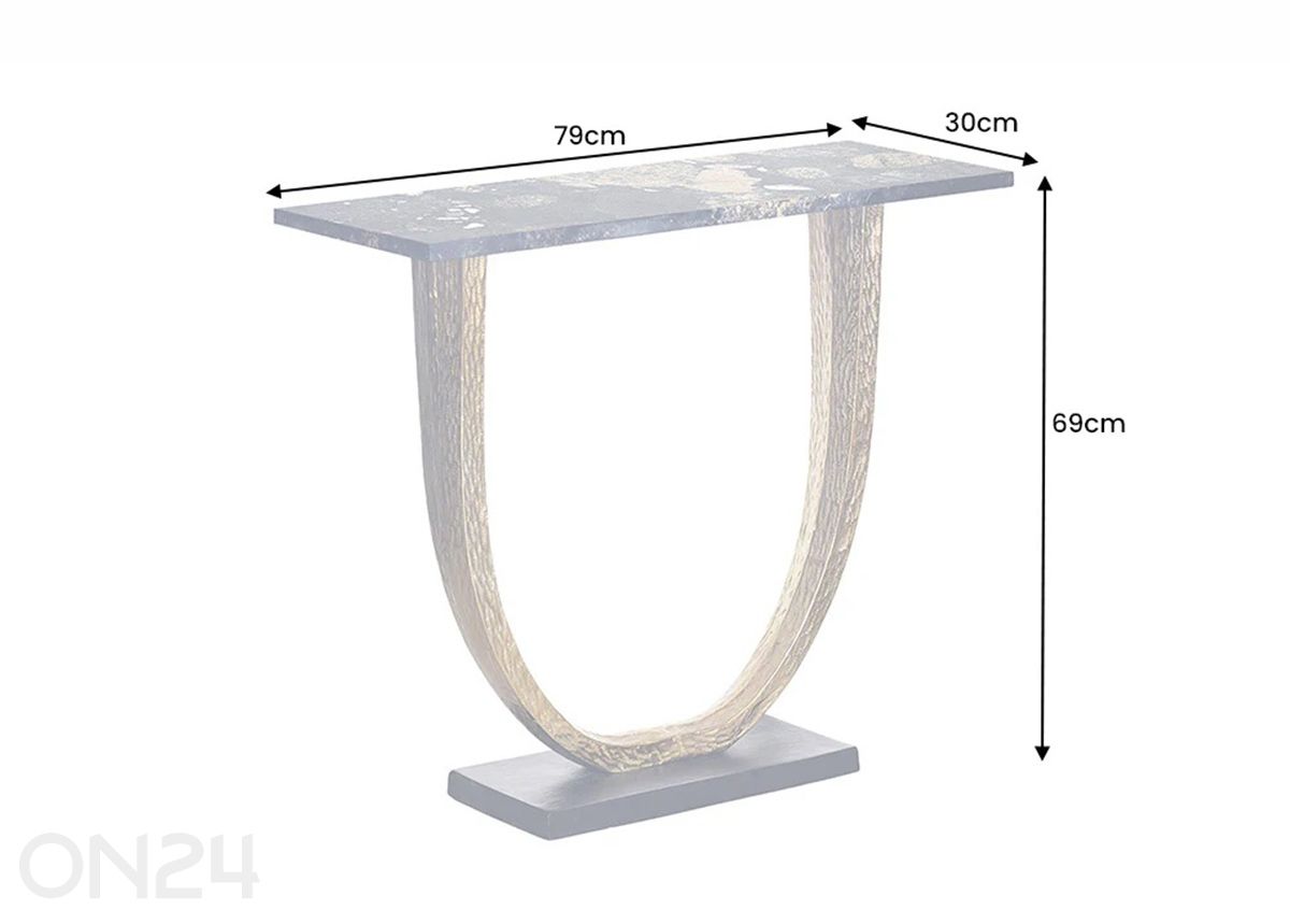 Консольный столик Omega увеличить размеры