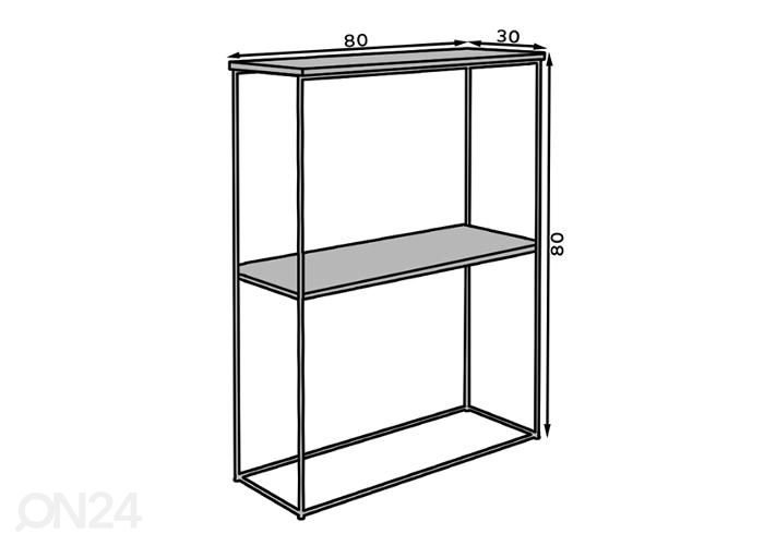 Консольный столик Tros 30x80 см увеличить размеры