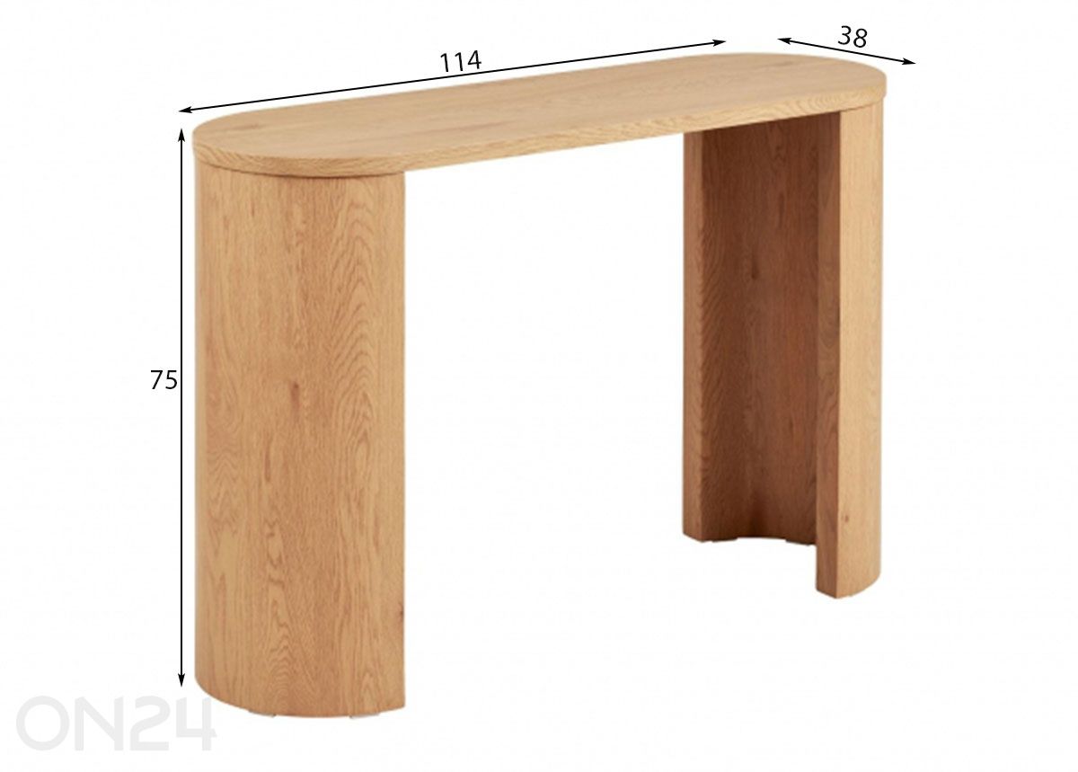 Консольный стол Bibione увеличить размеры