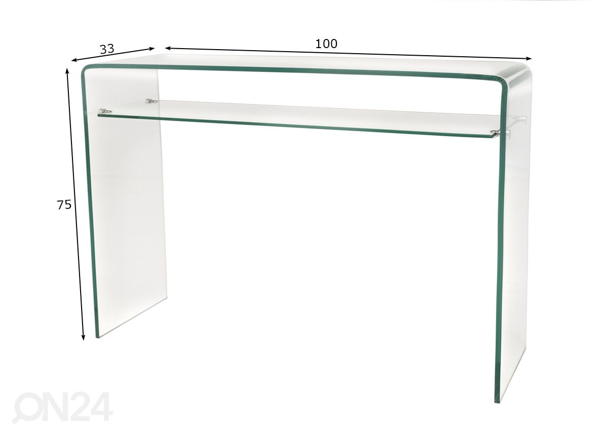 Консольный стол Fantome 100 cm увеличить размеры