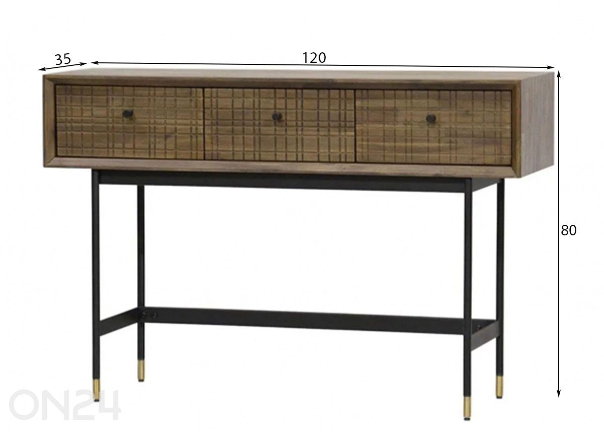 Консольный стол Maze увеличить размеры