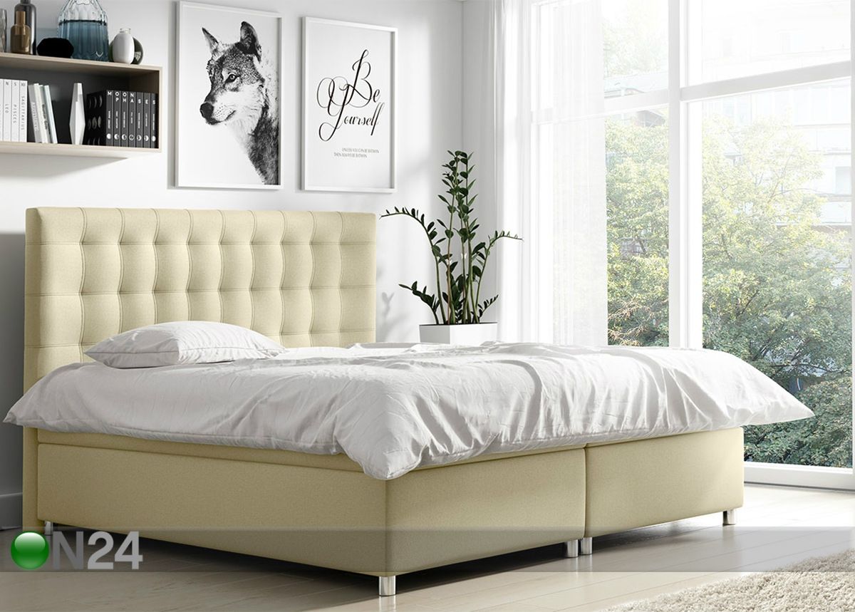 Континентальная кровать с ящиком 140x200 cm увеличить