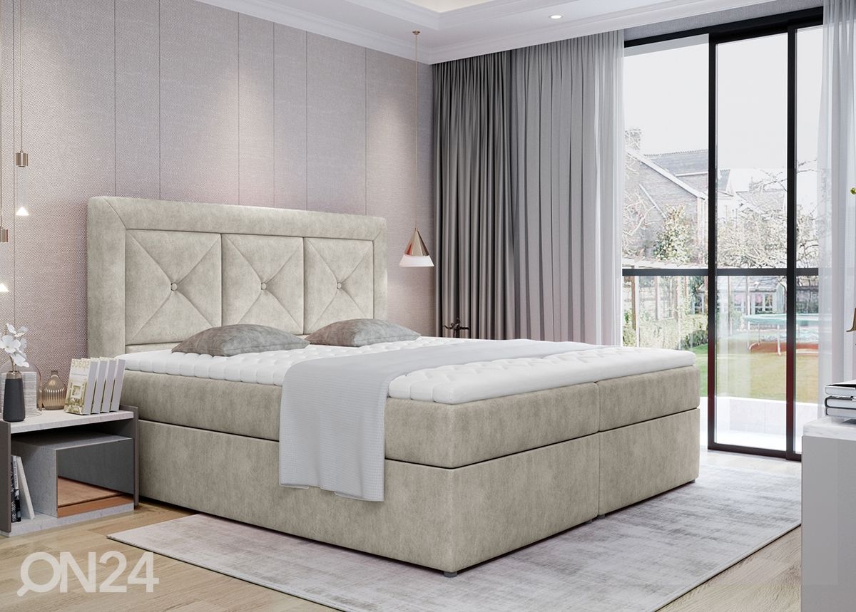 Континентальная кровать с ящиком 180x200 cm увеличить