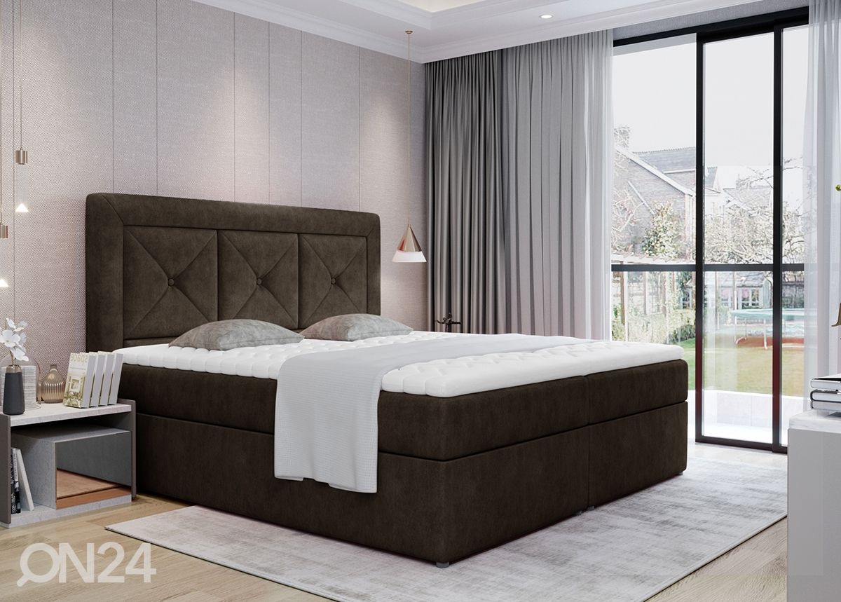 Континентальная кровать с ящиком 180x200 cm увеличить