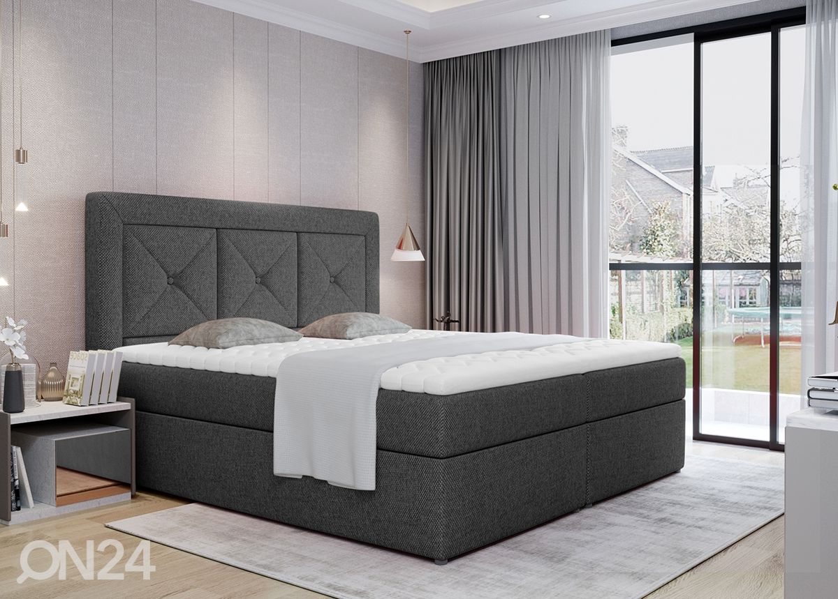 Континентальная кровать с ящиком 180x200 cm увеличить