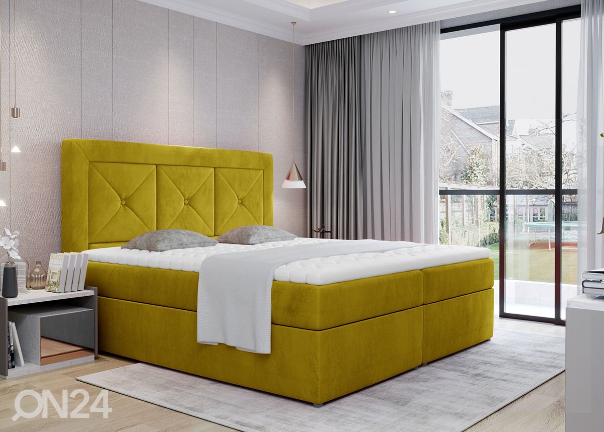 Континентальная кровать с ящиком 180x200 cm увеличить