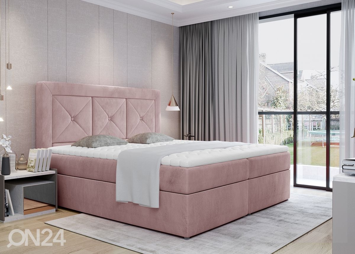 Континентальная кровать с ящиком 180x200 cm увеличить